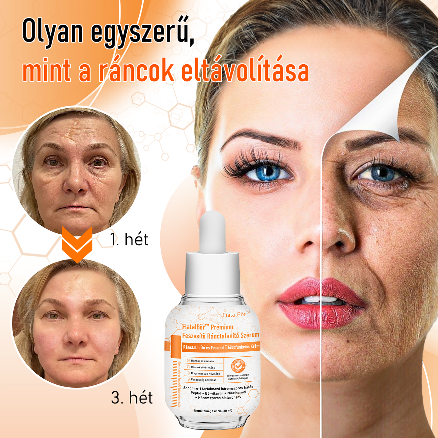 đăHivatalos MĂĄrkaboltăFiatalBĆrâą PrĂ©mium FeszesĂtĆ RĂĄnctalanĂtĂł SzĂ©rum ïŒâRĂĄncok Ă©s lazasĂĄg eltĂŒntetĂ©se âBĆr rugalmassĂĄgĂĄnak helyreĂĄllĂtĂĄsaïŒ