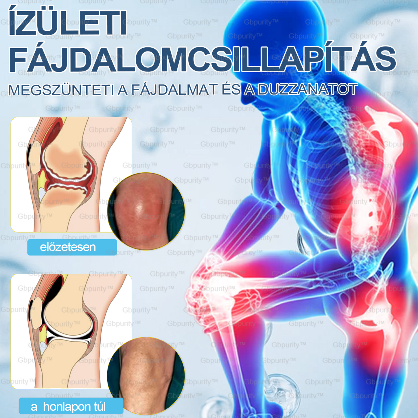 🪶Gbpurity™ Hialuronsavas Ízületi Regeneráló Krém👩⚕️(Átfogó kezelés az ízületi gyulladásra, idegfájdalomra, izomfájdalomra)