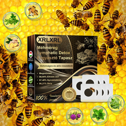 ⭐⭐⭐⭐⭐70% kedvezmény - [CE Tanúsítás] 🐝XRLXRL® Méhméreg Lymphatic Detox Fogyasztó Tapasz🔥