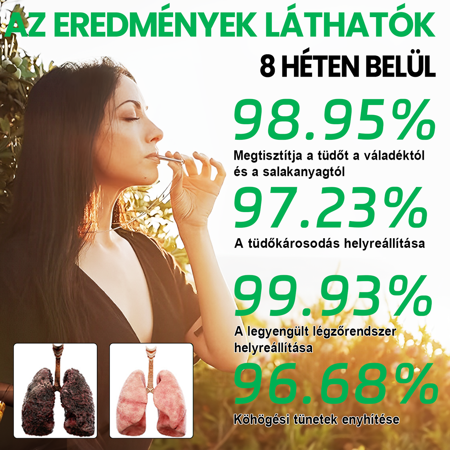 【🔰Hivatalos Márkabolt🌿】Végső Dohányzásról Leszoktató Tüdő Regeneráló Készülék🍃 - Dohányzásról leszoktatás - Tüdő méregtelenítés - Immunitás támogatása - Magyarországon gyártva